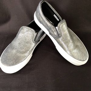 Vans Classic Slip On - Silver Metallic 8